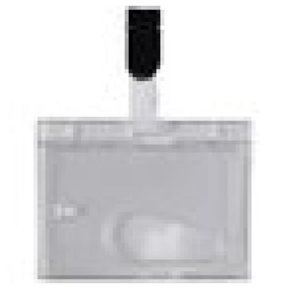 Ausweishülle, Kartenhülle, Namensschild aus PVC mit Clip, 60x90mm, 25 Stk. – Bild 4