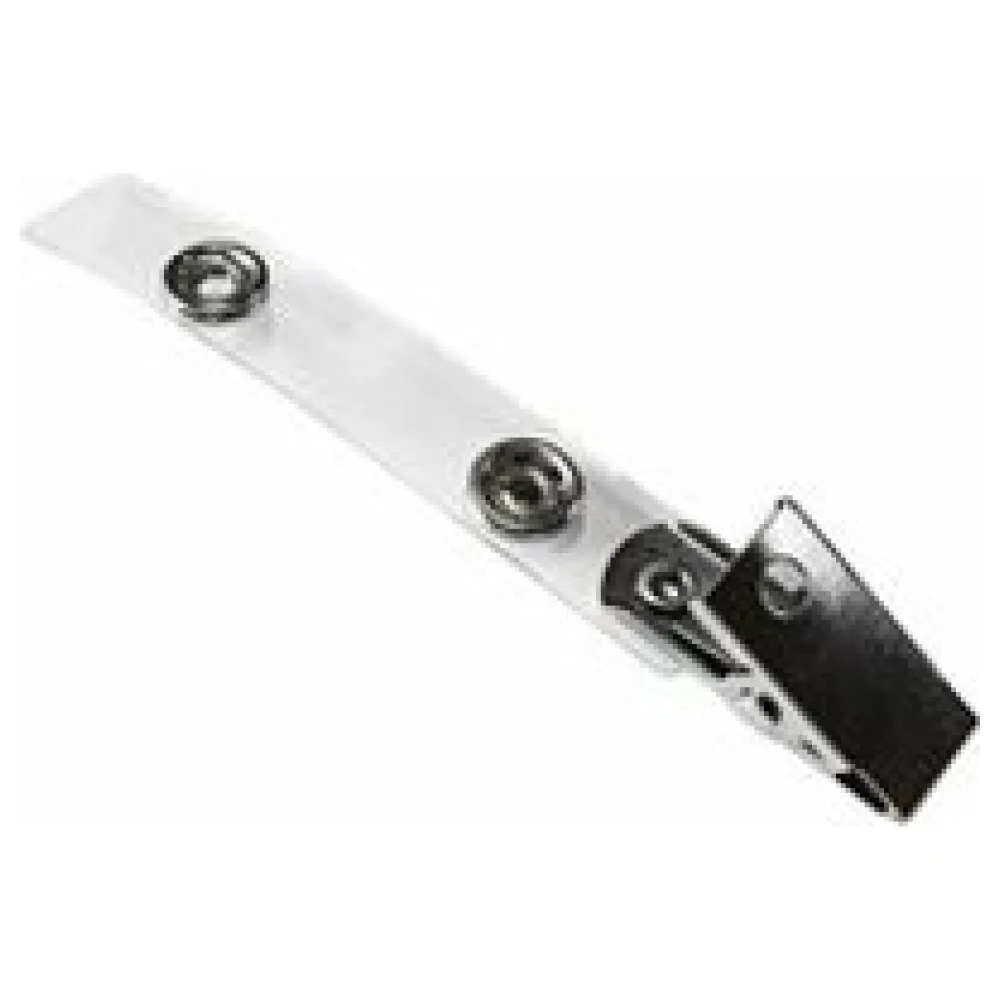 Ausweisclip, Befestigungsclip, Kartenclip, Clip aus Metall, 25 Stk. – Bild 3