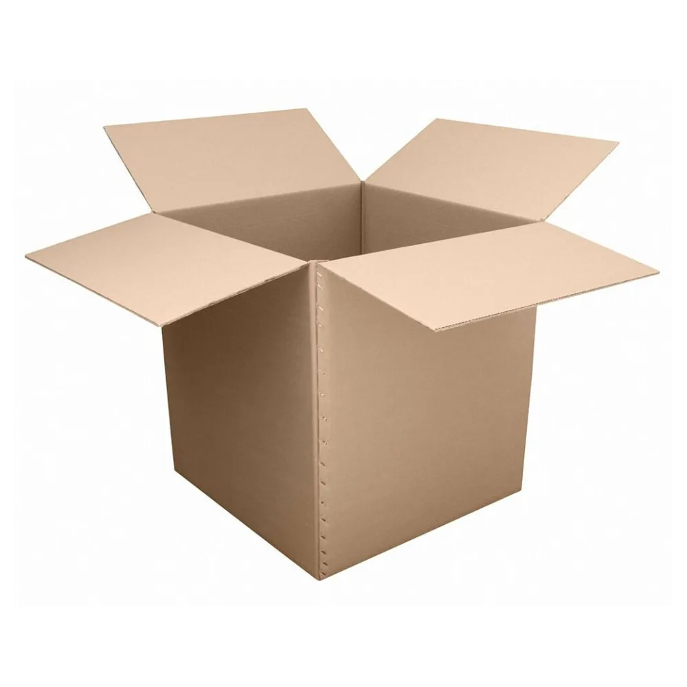 Faltkarton 650x650x(300)-700mm mit variabler Höhe 2-wellig braun – Bild 2