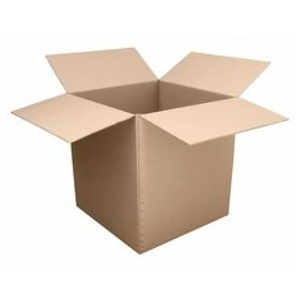 Faltkarton 650x650x(300)-700mm mit variabler Höhe 2-wellig braun