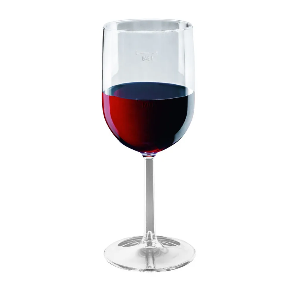 Mehrweg Weinbecher Weinglas 1/8L und 1/4L aus SAN bruchfest, 5 Stk. – Bild 2