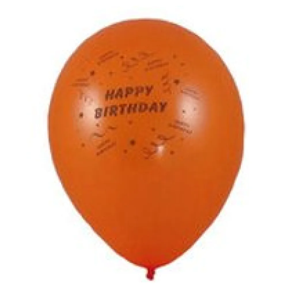 Luftballons 'Happy Birthday' O 250 mm, Größe 'M', 100 Stk. – Bild 3