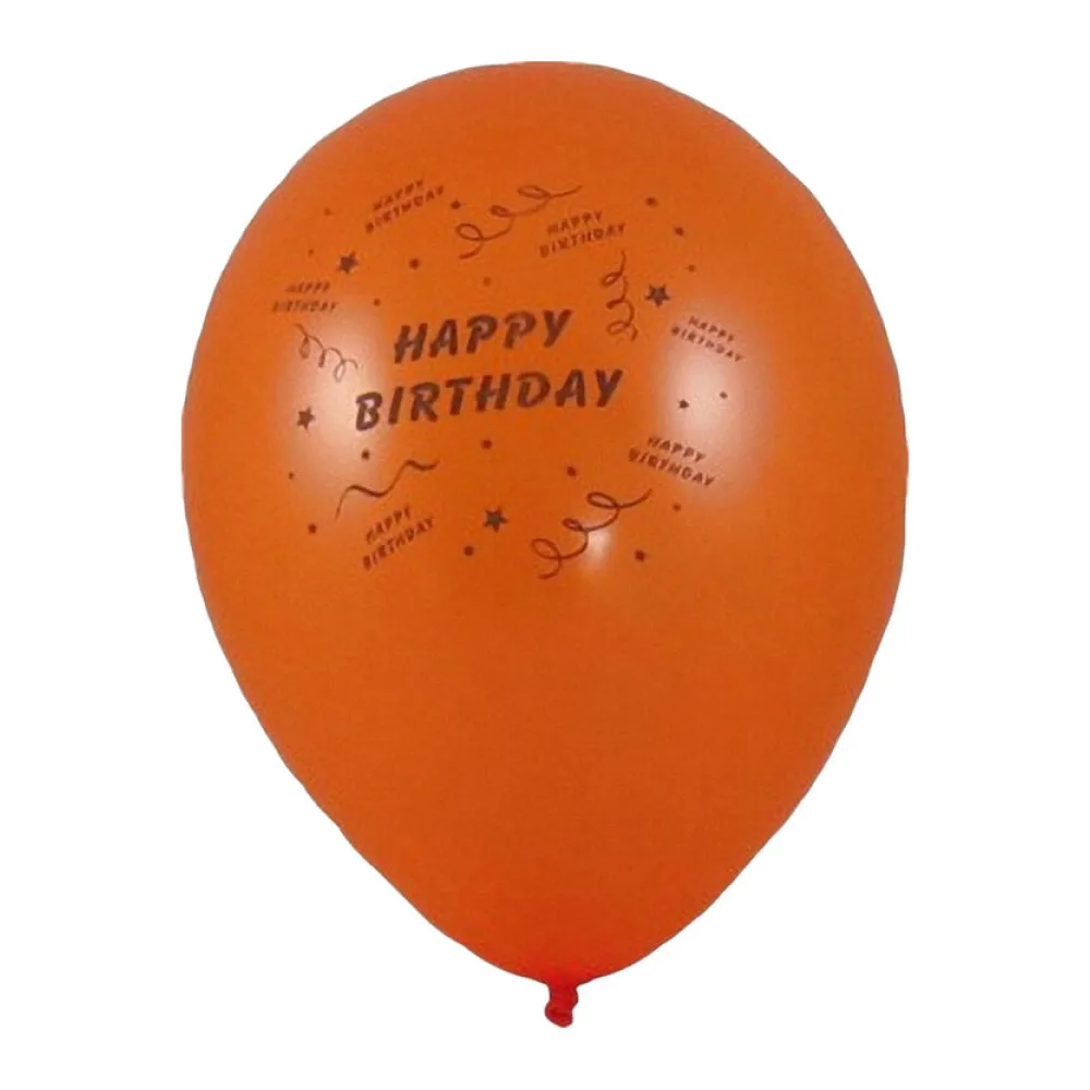 Luftballons 'Happy Birthday' O 250 mm, Größe 'M', 100 Stk. – Bild 2
