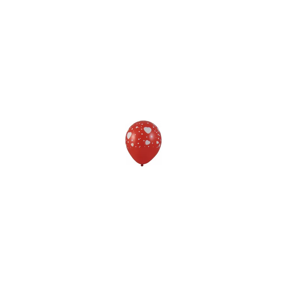 Luftballons 'Weiße Herzen' O 300 mm, Größe 'L', 100 Stk.