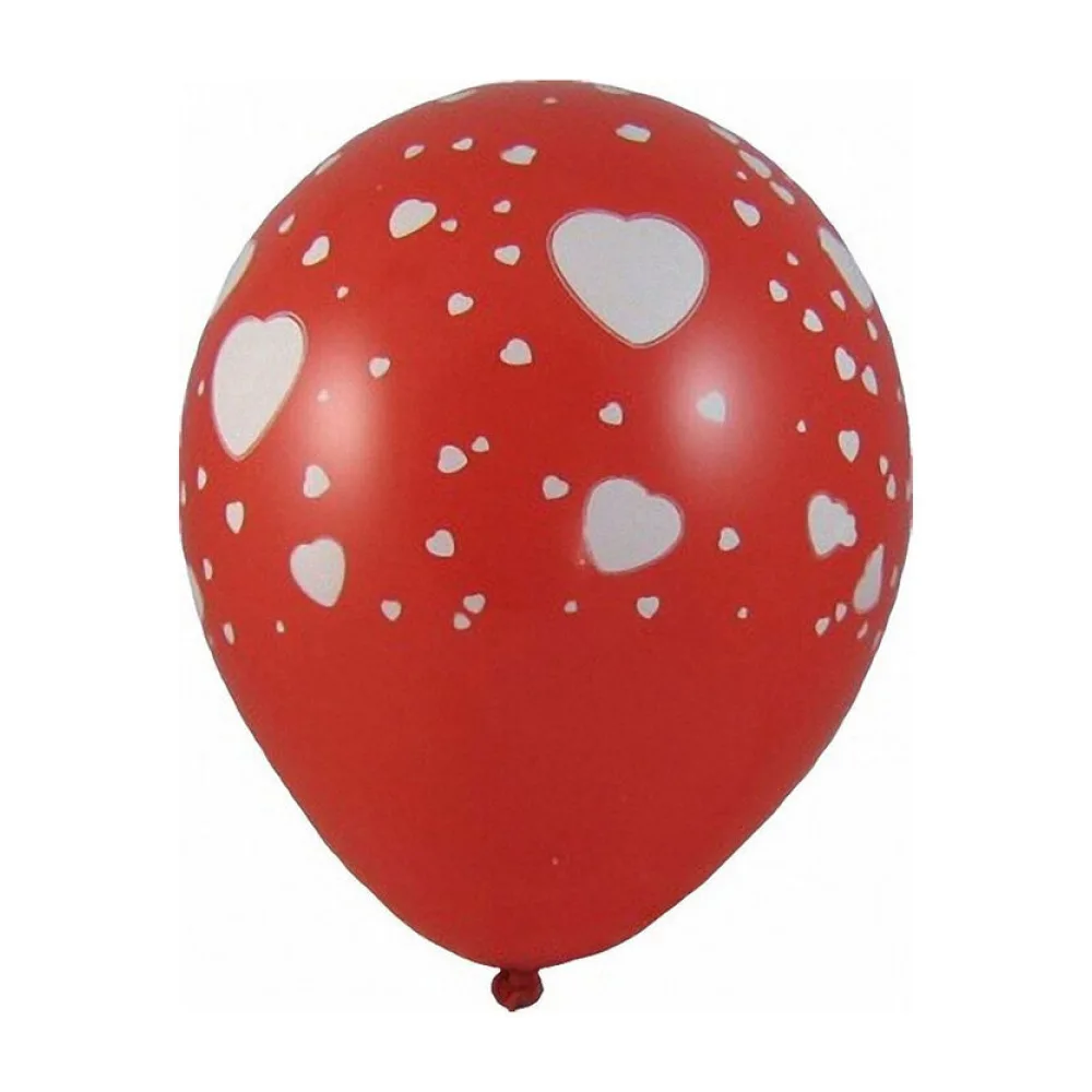 Luftballons 'Weiße Herzen' O 300 mm, Größe 'L', 100 Stk. – Bild 2