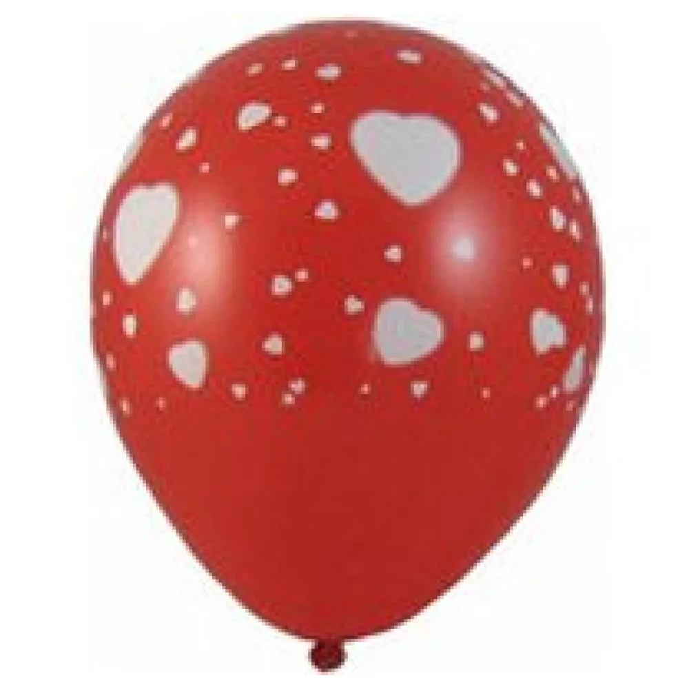 Luftballons 'Weiße Herzen' O 300 mm, Größe 'L', 100 Stk. – Bild 3