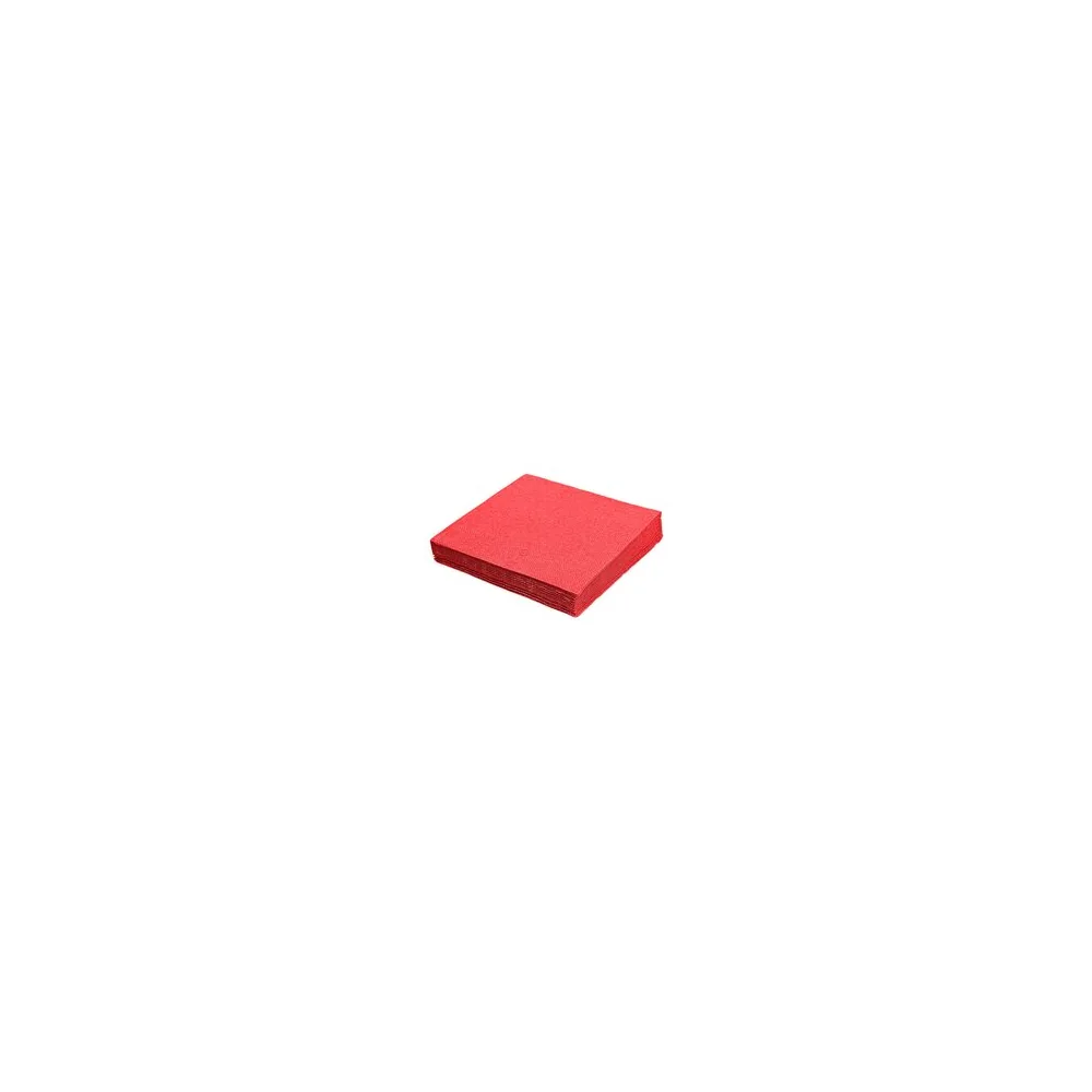 Servietten 33 x 33 cm 1/4 -Falz, 3-lagig rot, 250 Stk.