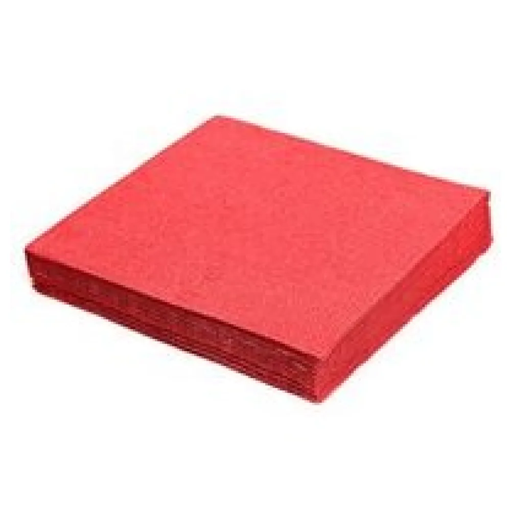 Servietten 33 x 33 cm 1/4 -Falz, 3-lagig rot, 250 Stk. – Bild 3