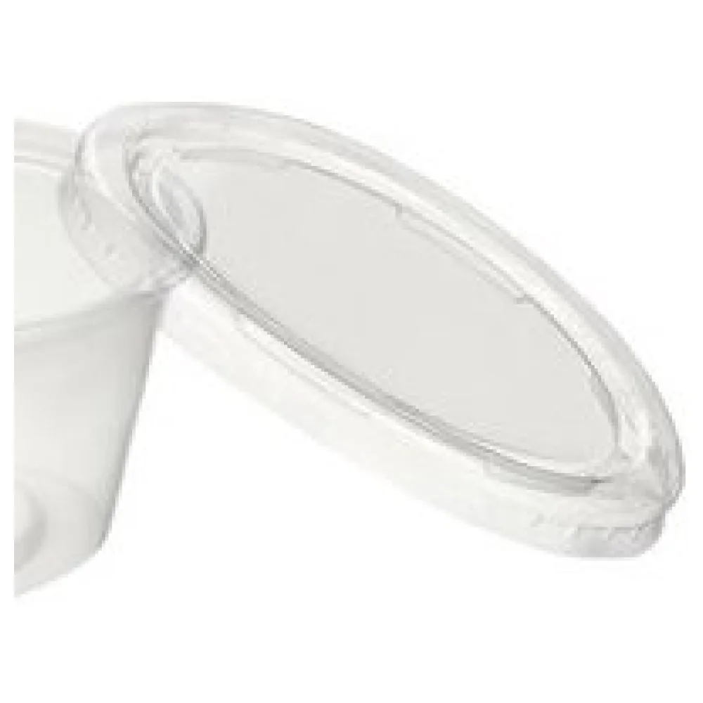 Deckel für Dressingbecher 50ml,80ml,100ml und 125ml, transparent, aus PP,50 Stk. – Bild 3