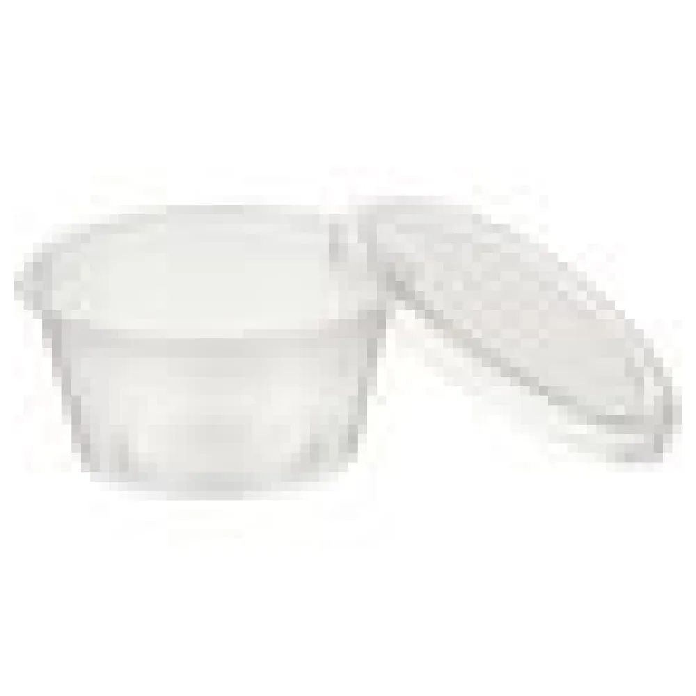 Dressingbecher Saucenbecher 100ml, transparent mit Deckel, aus PP, 50 Stk. – Bild 4