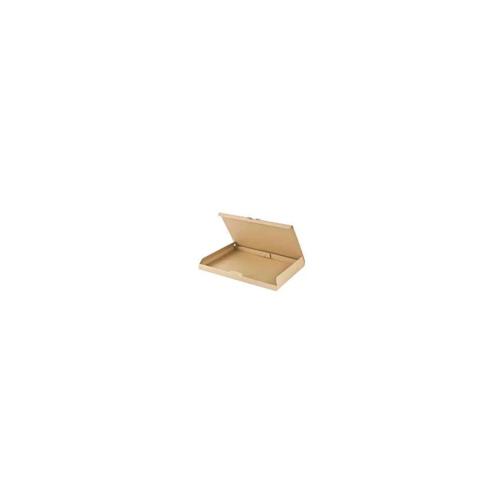 Versandkarton 255x190x20mm schnelle Aufrichtung mit Steckverschluss Großbrief Maxibrief A5 B5 braun