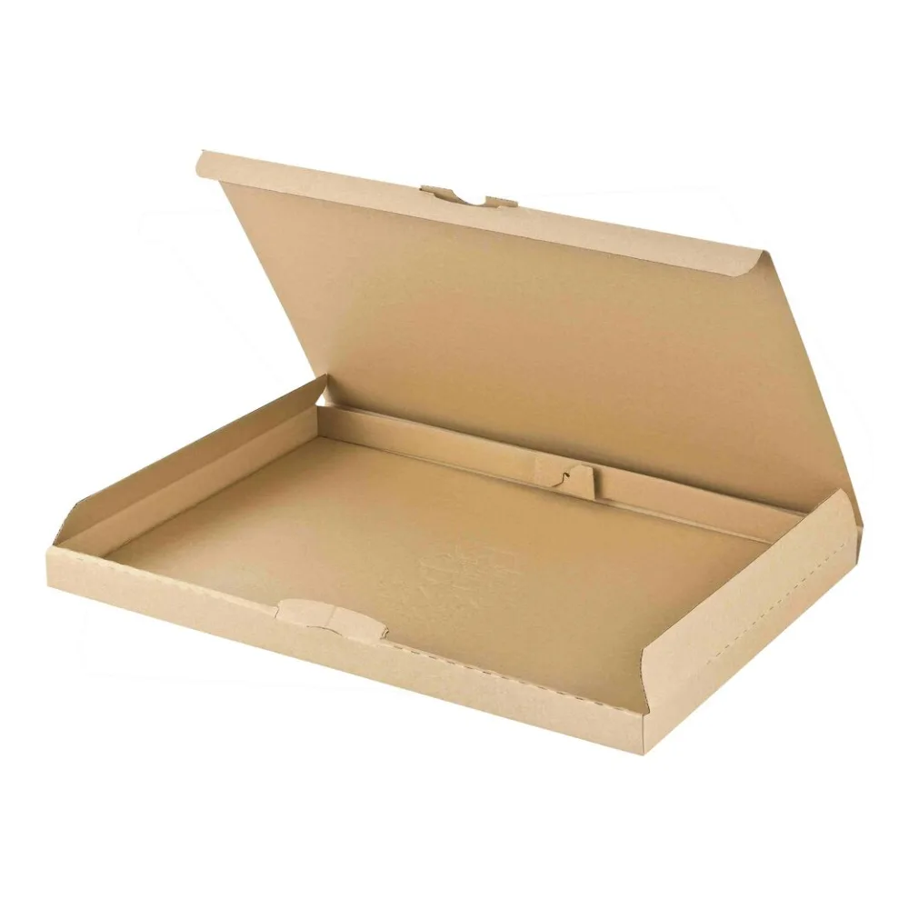 Versandkarton 255x190x20mm schnelle Aufrichtung mit Steckverschluss Großbrief Maxibrief A5 B5 braun – Bild 2