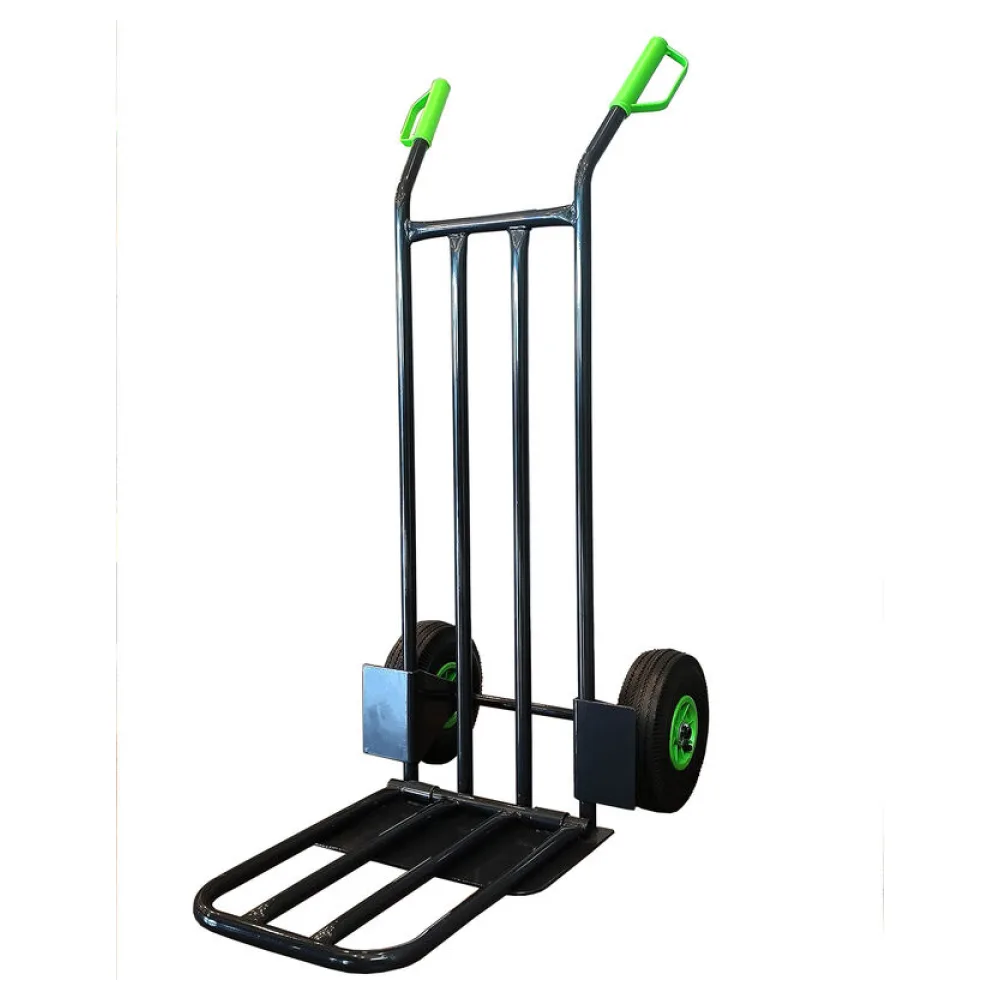 Sackkarre Schwerlast 1200 x 517 x 480 mm, für max. 250 kg schwarz grün – Bild 2