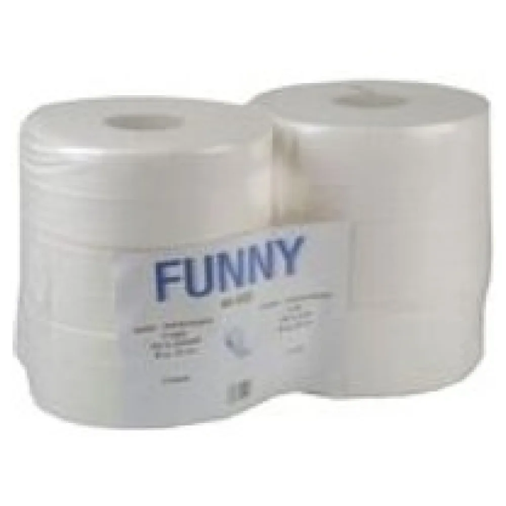 Jumbo Toilettenpapier Jumborollen 2-lagig, 100% Zellstoff hochweiß, 6 Stk. – Bild 3