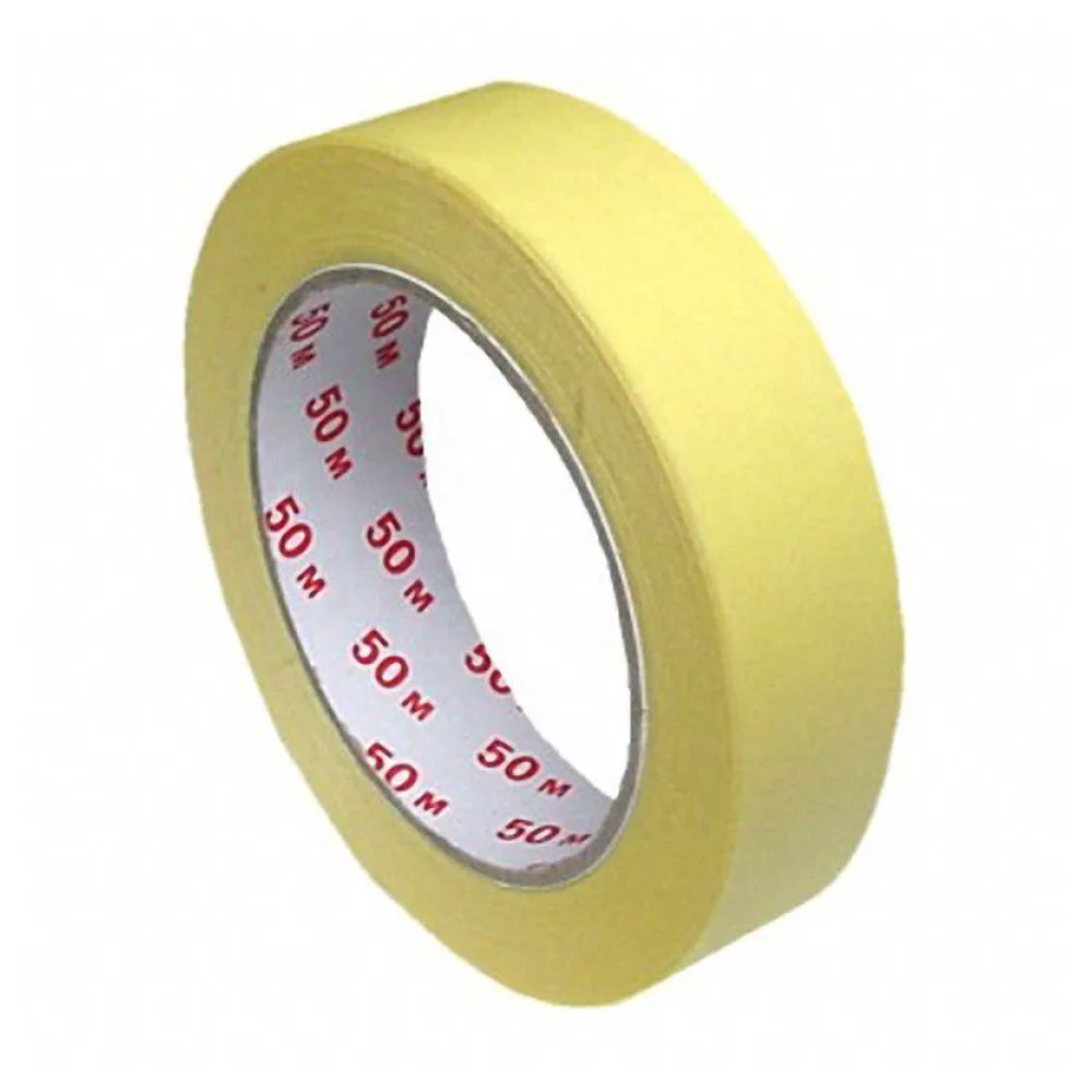 Kreppband Kreppklebeband Abdeckband CLASSIC, gelb, 25mm x 50m – Bild 2