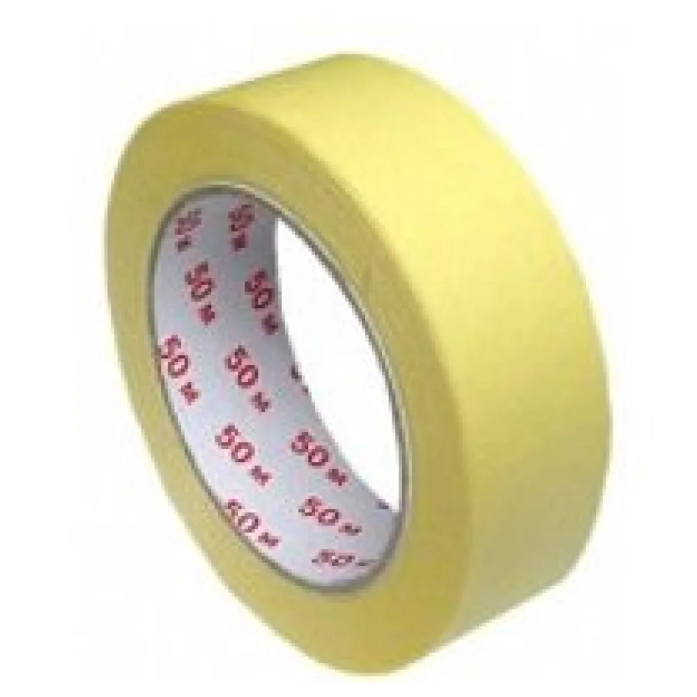 Kreppband Kreppklebeband Abdeckband CLASSIC, gelb, 30mm x 50m – Bild 3