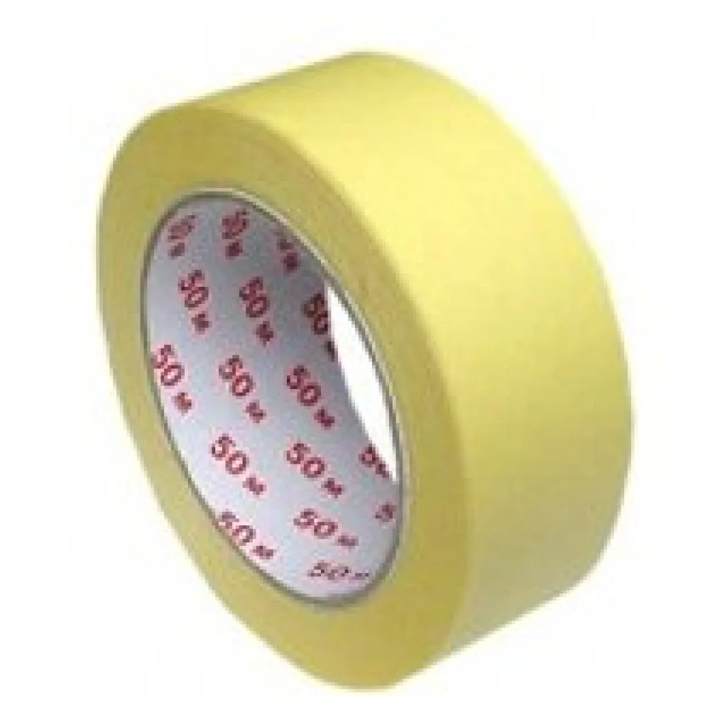 Kreppband Kreppklebeband Abdeckband CLASSIC, gelb, 38mm x 50m – Bild 3