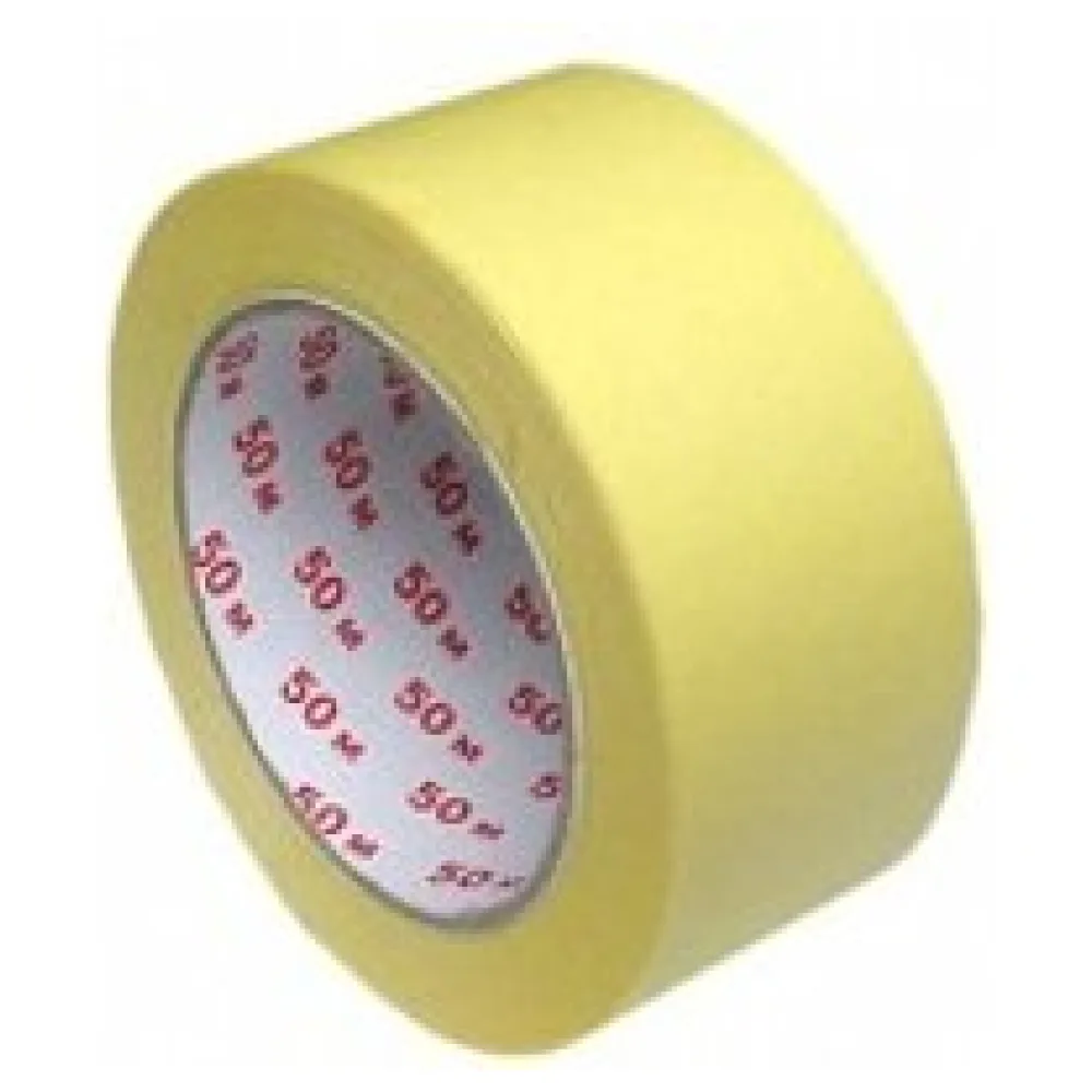 Kreppband Kreppklebeband Abdeckband CLASSIC, gelb, 50mm x 50m – Bild 3