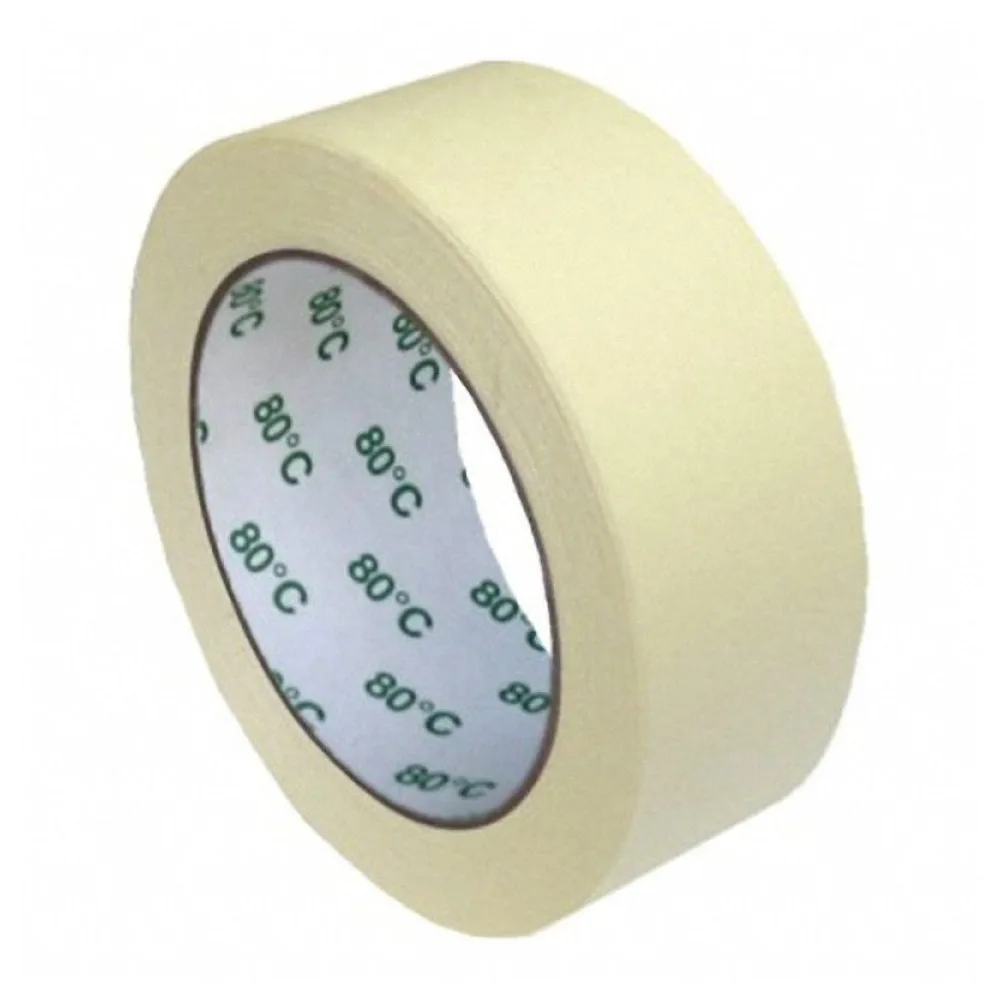 Kreppband Kreppklebeband Montageband PLUS, bis 80° C beige, 38mm x 50m – Bild 2