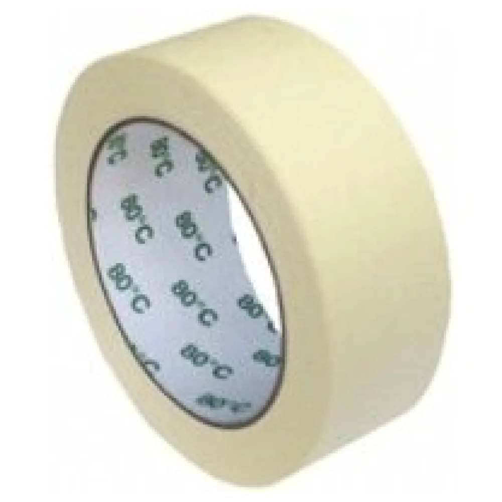 Kreppband Kreppklebeband Montageband PLUS, bis 80° C beige, 38mm x 50m – Bild 3