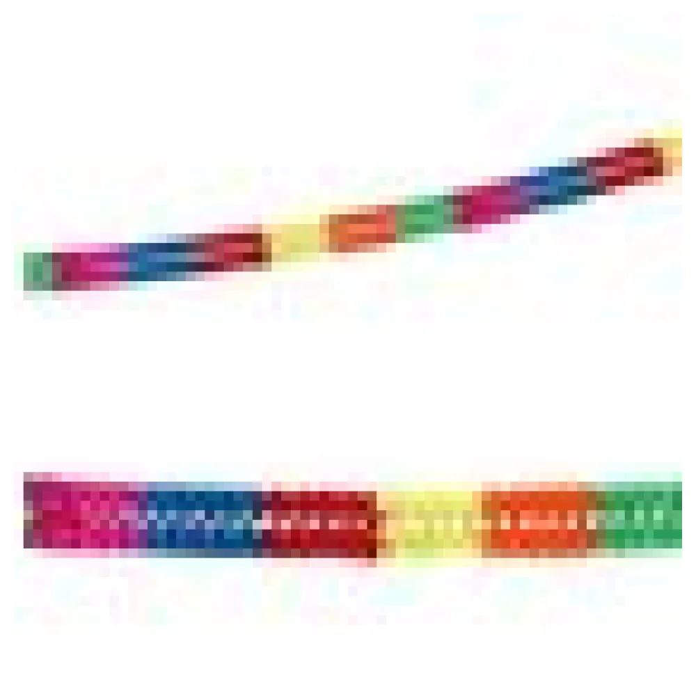 Papier-Girlande multicolor 6 m x 17 cm – Bild 4