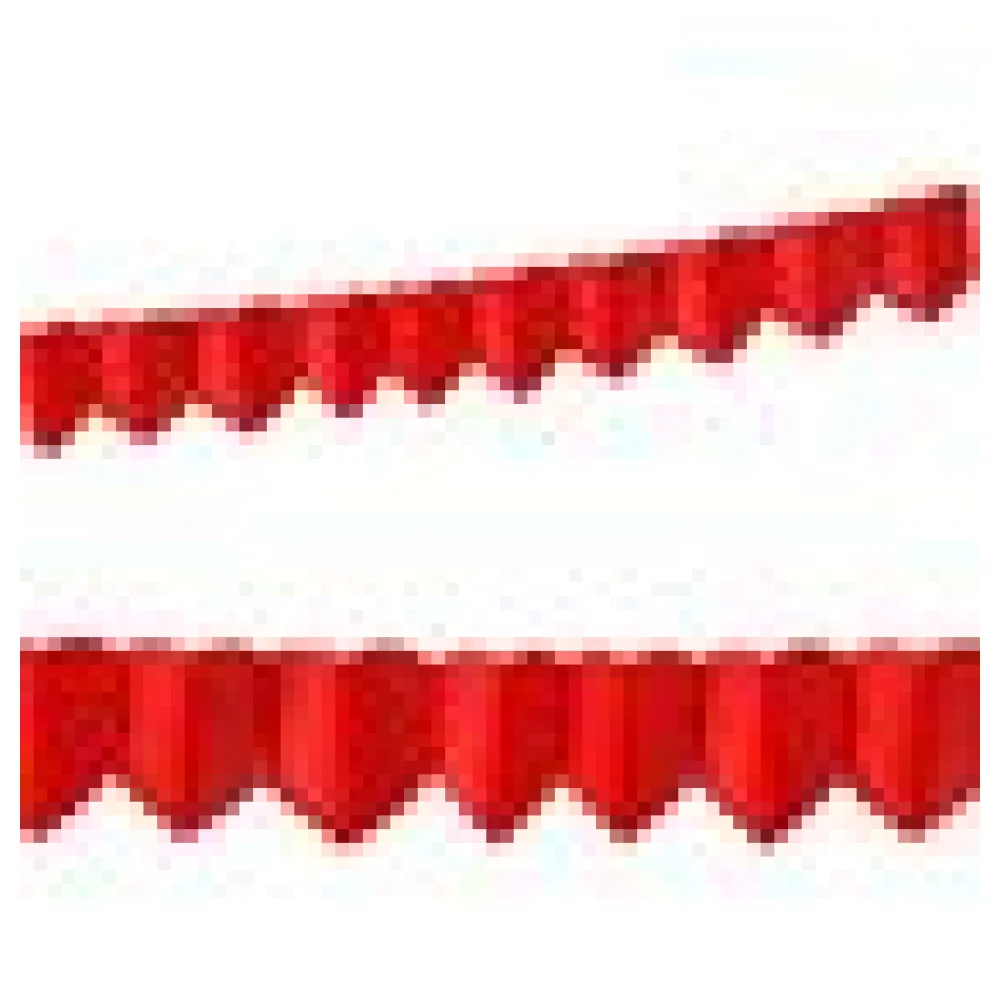 Papier-Girlande HERZEN rot 4 m x 18 cm – Bild 4