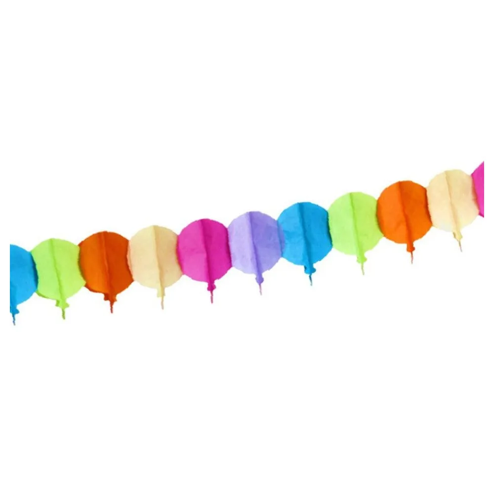 Papier-Girlande BALLONE multicolor 4 m x 20 cm – Bild 2