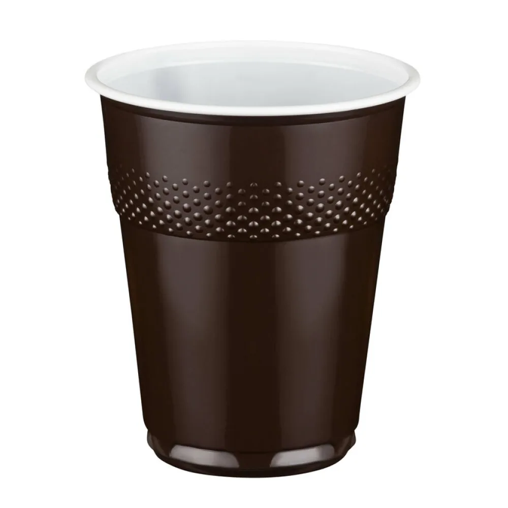 Automatenbecher braun-weiß 150 ml, O 70 mm PS, 100 Stk. – Bild 2