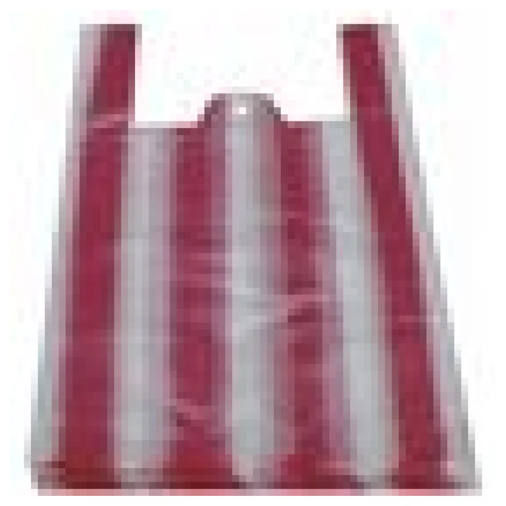 Hemdchentragetaschen HDPE gestreift 240+110x440mm, 100 Stk. – Bild 4