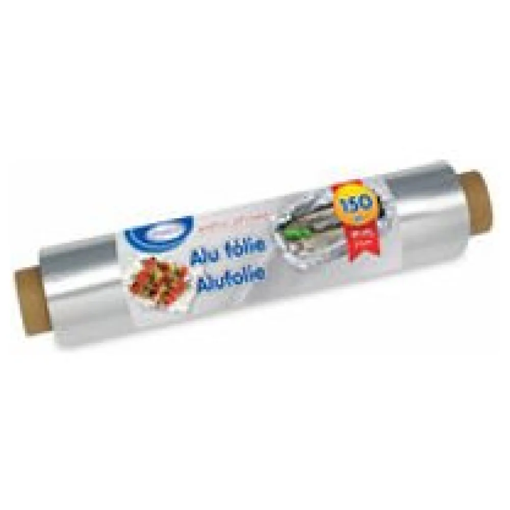 Alufolie extra stark, 29 cm x 150 m, 14 my einzeln verpackt – Bild 3