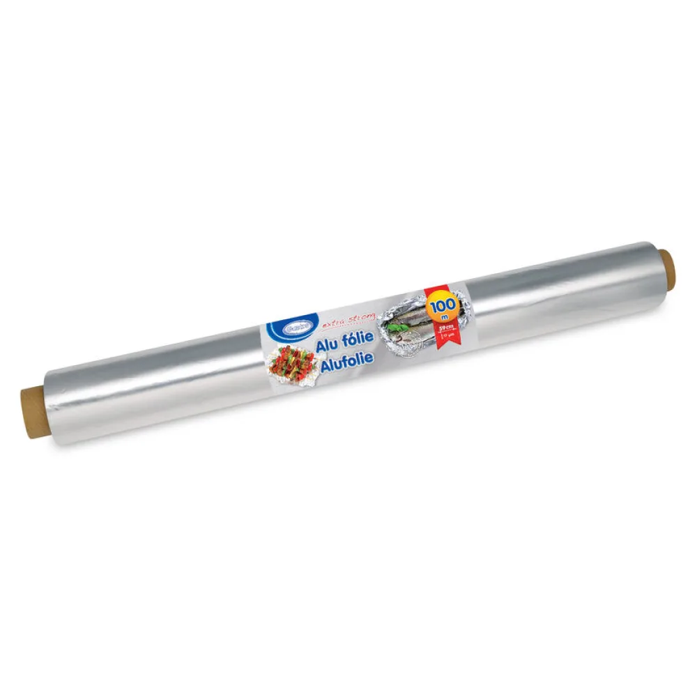 Alufolie extra stark, 59 cm x 100 m, 17 my einzeln verpackt – Bild 2