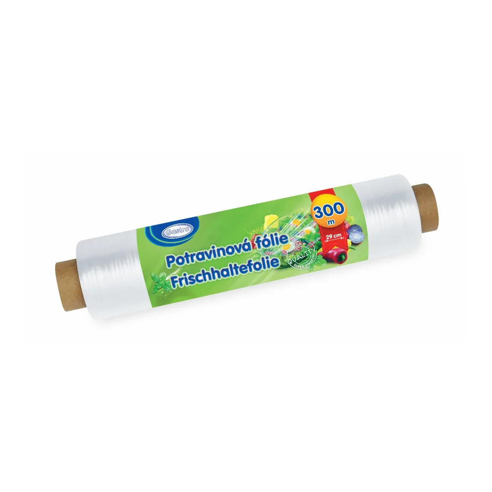 Frischhaltefolie Haushaltsfolie aus PE, 29 cm x 300 m einzeln verpackt – Bild 2