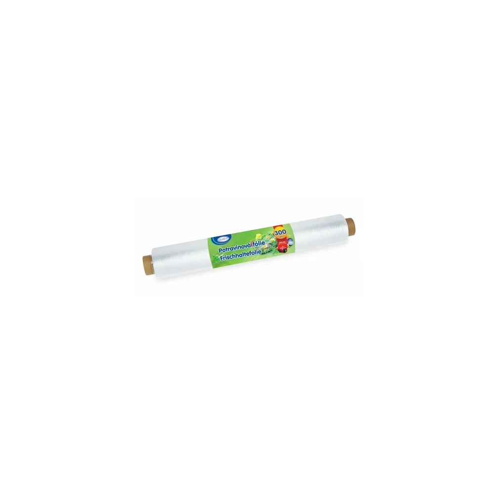 Frischhaltefolie Haushaltsfolie aus PE, 44 cm x 300 m, einzeln verpackt