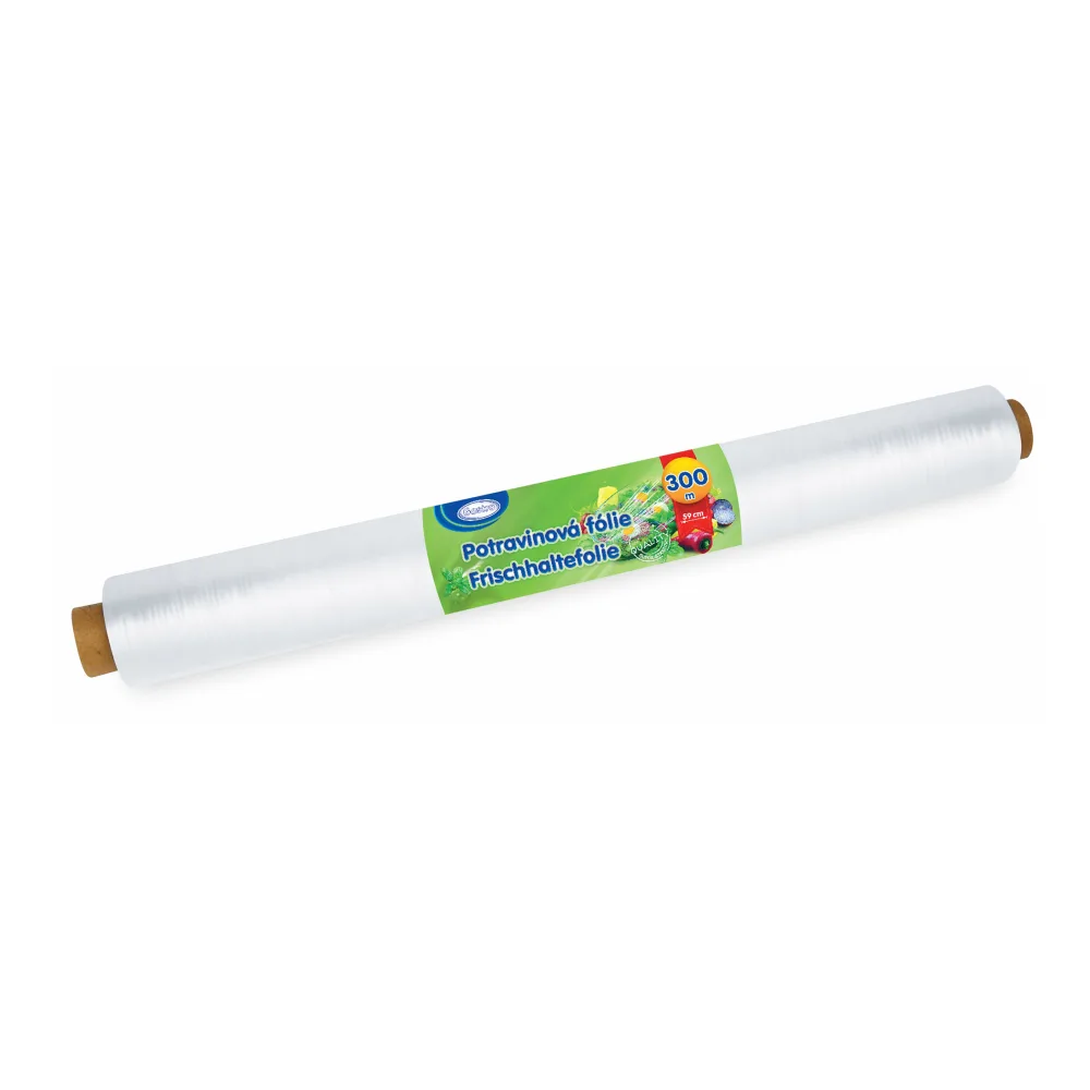 Frischhaltefolie Haushaltsfolie aus PE, 59 cm x 300 m, einzeln verpackt – Bild 2