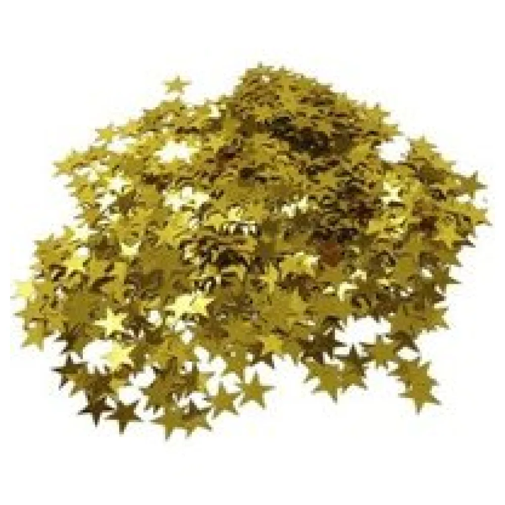 Metallkonfetti STERNE gold 15gr. – Bild 3
