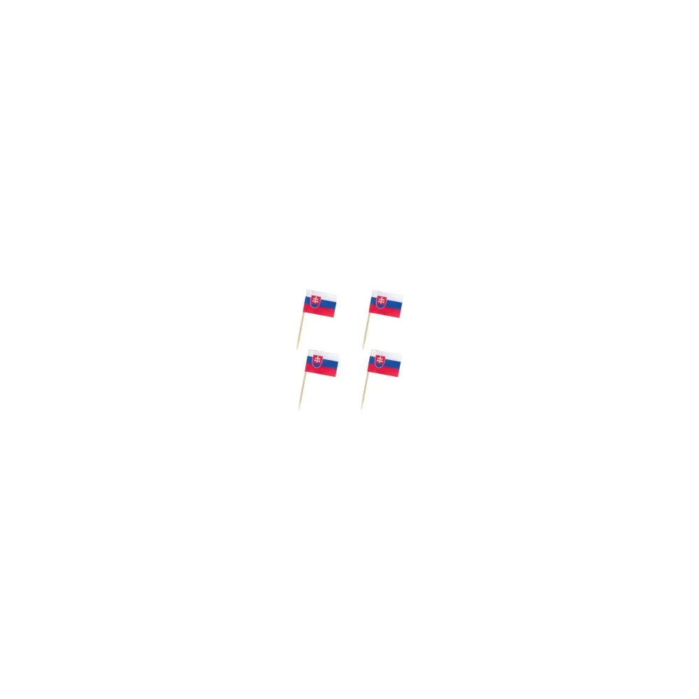 Flaggenpicker Fahnenpicker Deko-Picker Land 'Slowakei', 50 Stk.