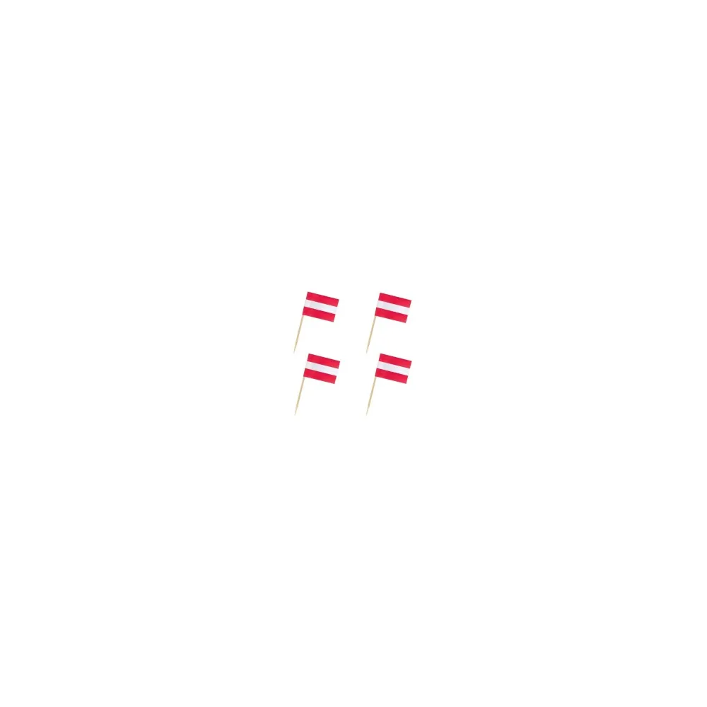 Flaggenpicker Fahnenpicker Deko-Picker Land 'Österreich', 50 Stk.
