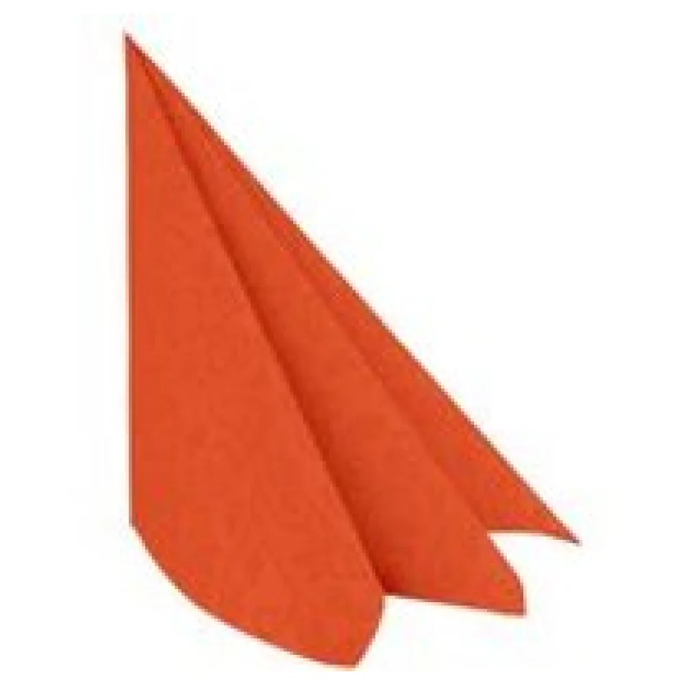 Servietten Airlaid 40x40cm, 1/4 -Falz, mit Rosenmuster, terracotta, 50 Stk. – Bild 3