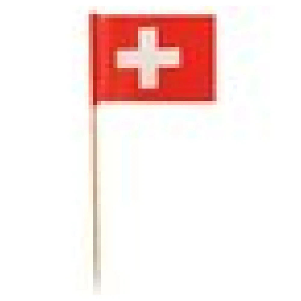 Flaggenpicker Fahnenpicker Deko-Picker Land 'Schweiz', 100 Stk. – Bild 4