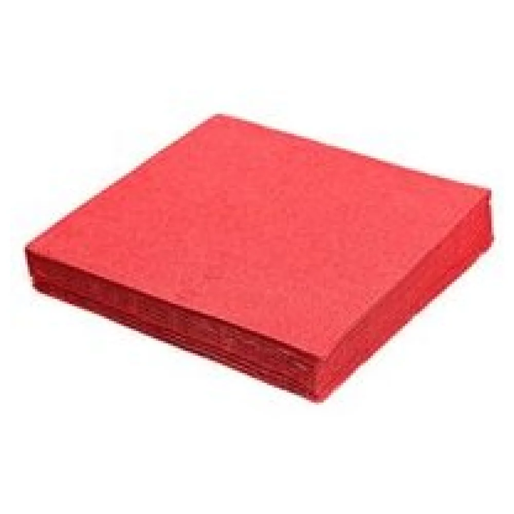 Servietten 24 x 24 cm 1/4 -Falz, 2-lagig rot, 250 Stk. – Bild 3