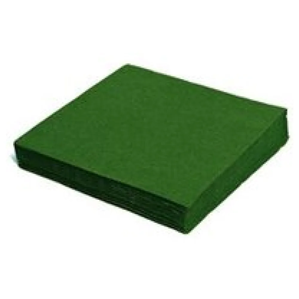Servietten 24 x 24 cm 1/4 -Falz, 2-lagig dunkelgrün, 250 Stk. – Bild 3