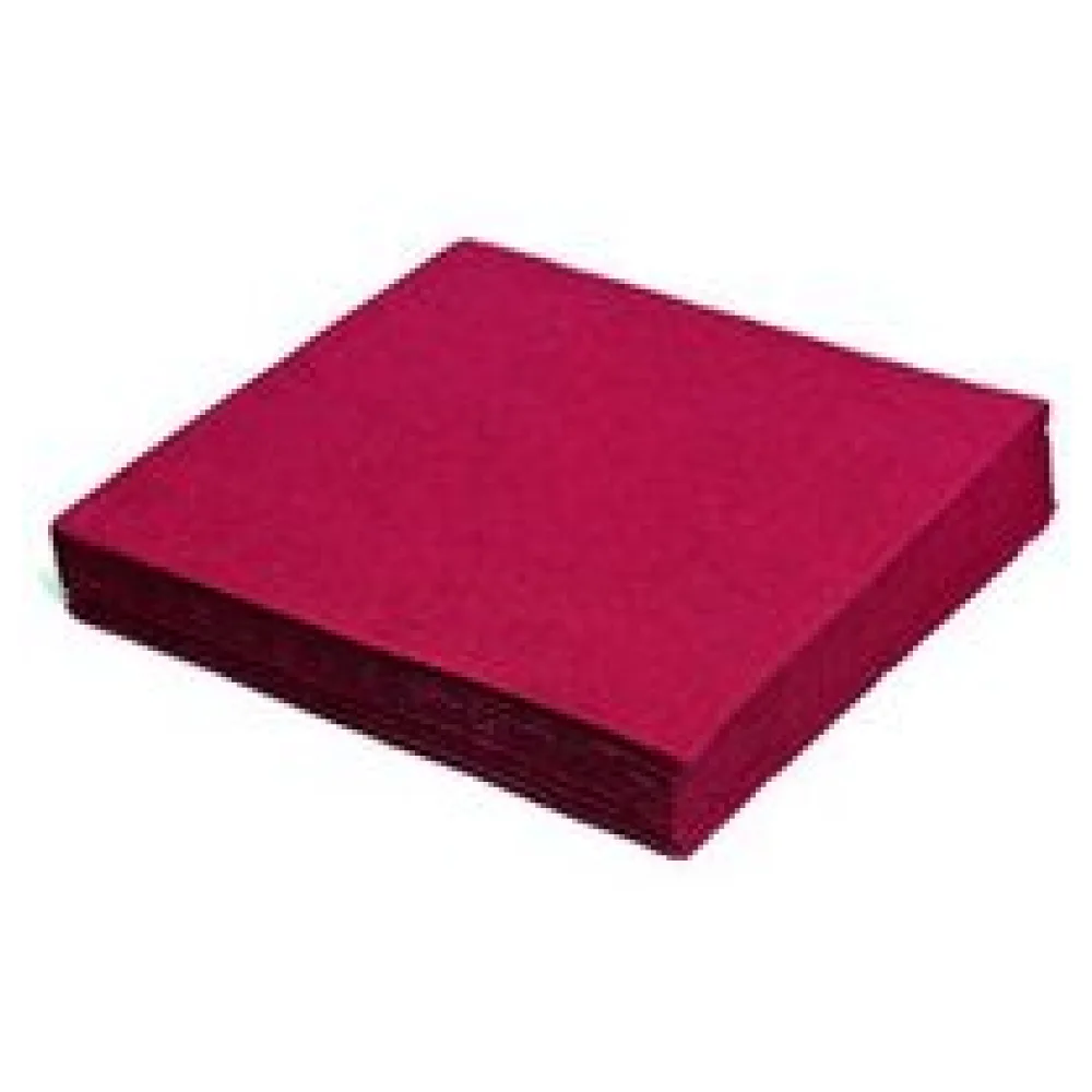 Servietten 24 x 24 cm 1/4 -Falz, 2-lagig bordeaux, 250 Stk. – Bild 3
