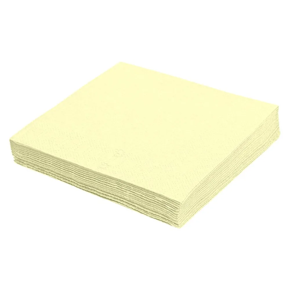Servietten 24 x 24 cm 1/4 -Falz, 2-lagig champagner, 250 Stk. – Bild 2