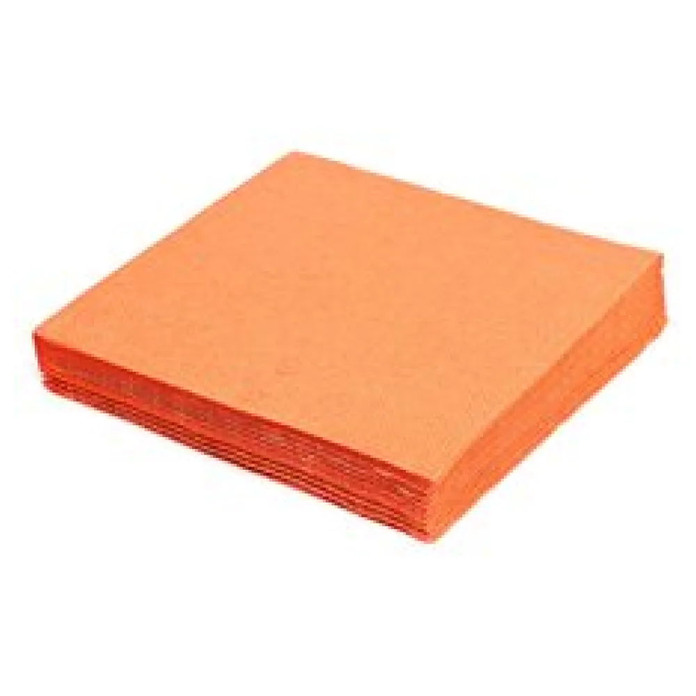 Servietten 24 x 24 cm 1/4 -Falz, 2-lagig orange, 250 Stk.