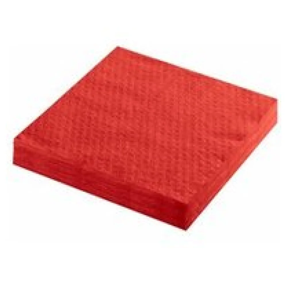 Servietten Prägeservietten 1-lagig, 33 x 33 cm, rot, 100 Stk. – Bild 3