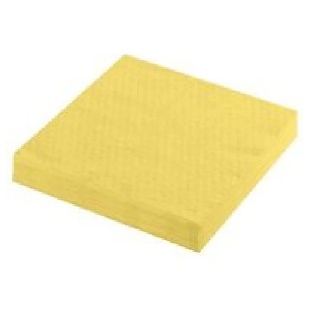 Servietten Prägeservietten 1-lagig, 33 x 33 cm, gelb, 100 Stk. – Bild 3