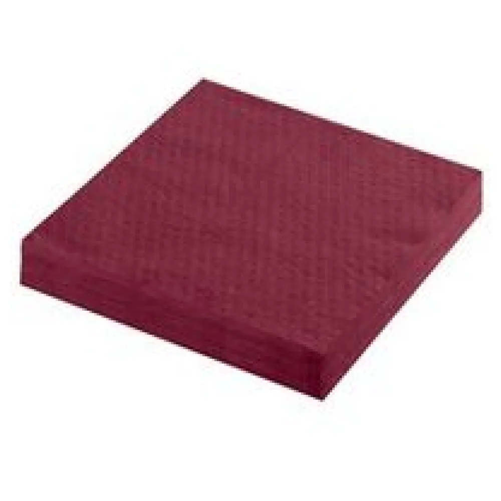 Servietten Prägeservietten 1-lagig, 33 x 33 cm, bordeaux, 100 Stk. – Bild 3