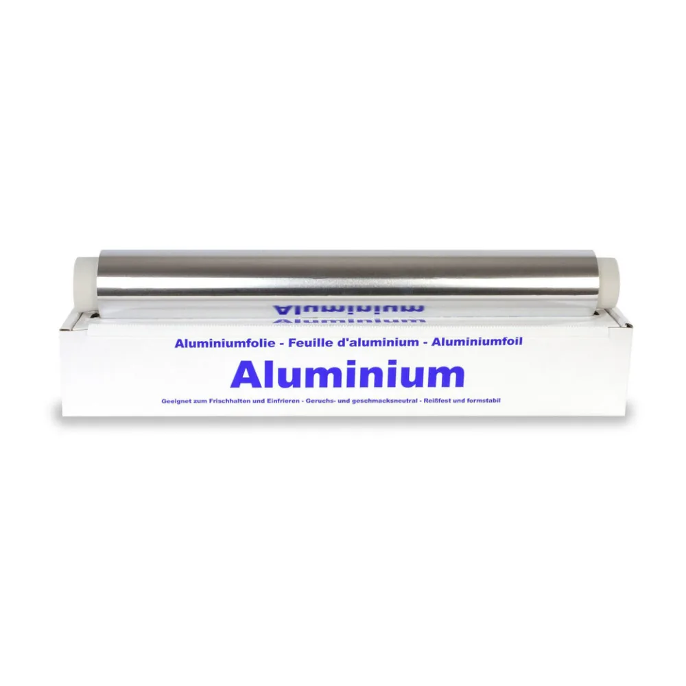 Alufolie in praktischer Spenderbox mit Abriss-Schiene, 44 cm x 150 m, 11 my – Bild 2