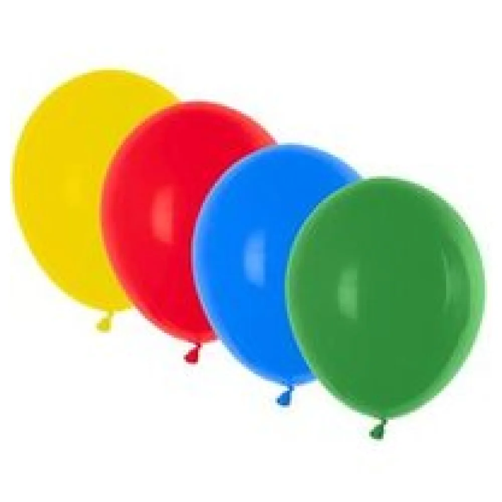 Luftballons bunt gemischt O 300 mm, Größe 'L', 10 Stk. – Bild 3