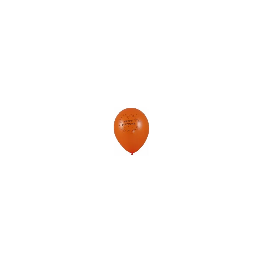 Luftballons 'Happy Birthday' O 250 mm, Größe 'M', 10 Stk.